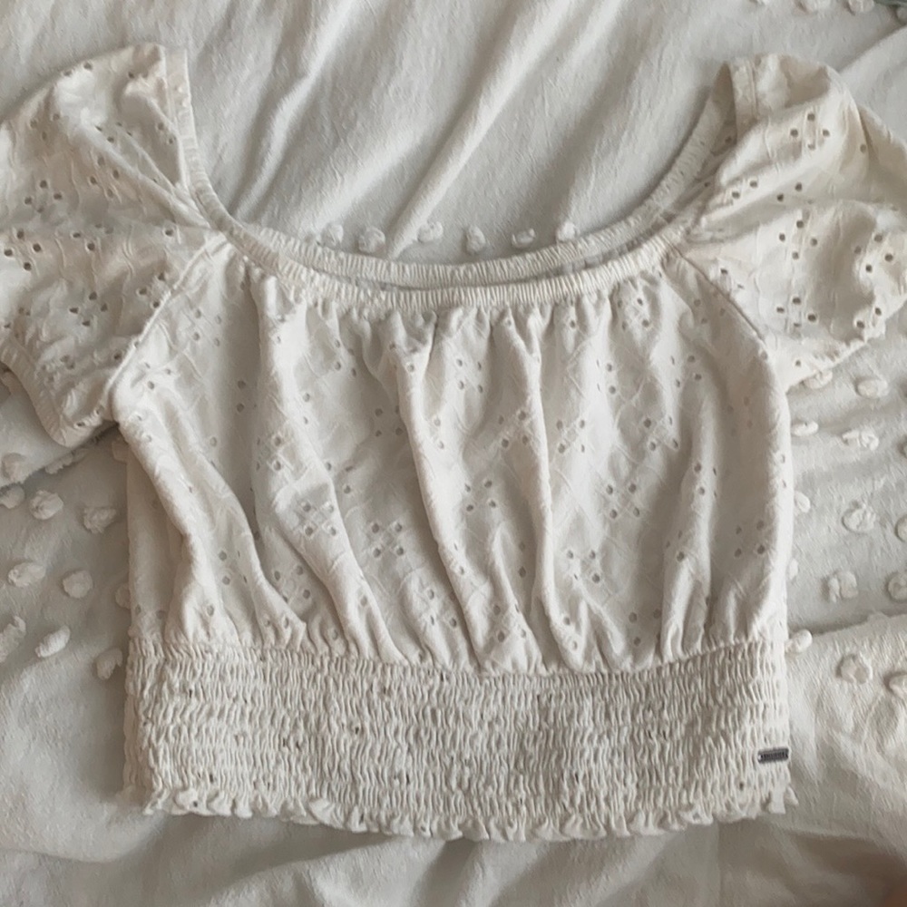 Hollister Off The Shoulder Cute Top